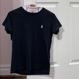 Black polo t shirt